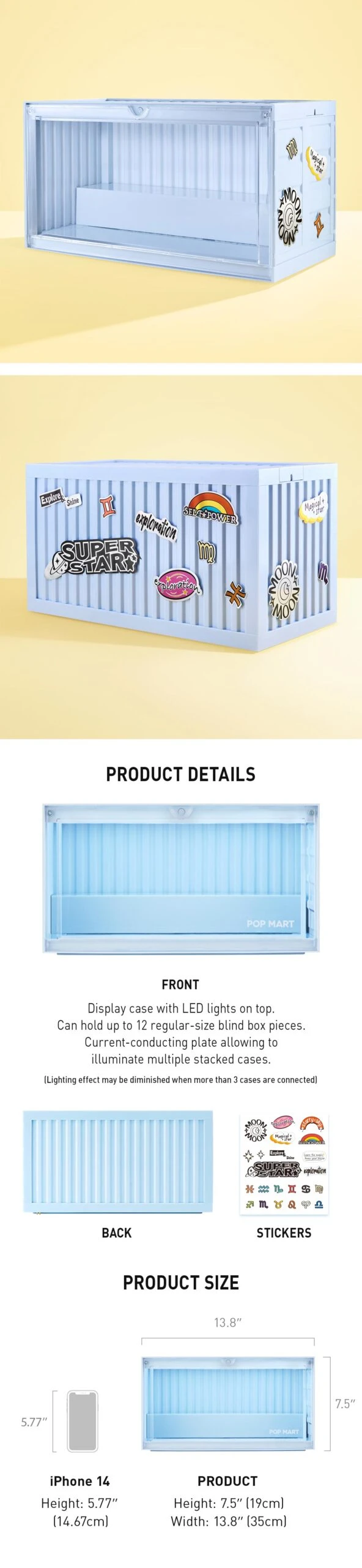 POP MART Luminous Display Container (12 Constellations Ver.) 8 POP MART Luminous Display Container (12 Constellations Ver.) - Image 8