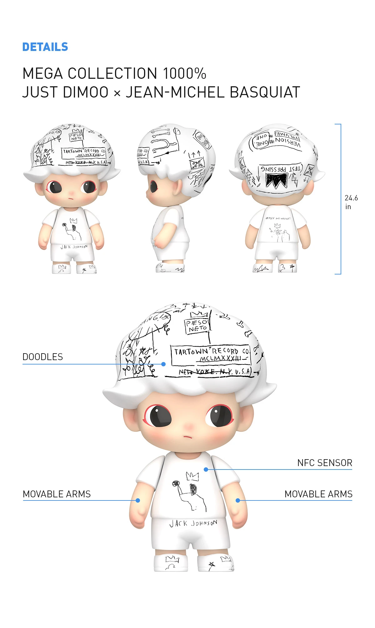 MEGA COLLECTION 1000% JUST DIMOO × Jean-Michel Basquiat 6 MEGA COLLECTION 1000% JUST DIMOO × Jean-Michel Basquiat - Image 6