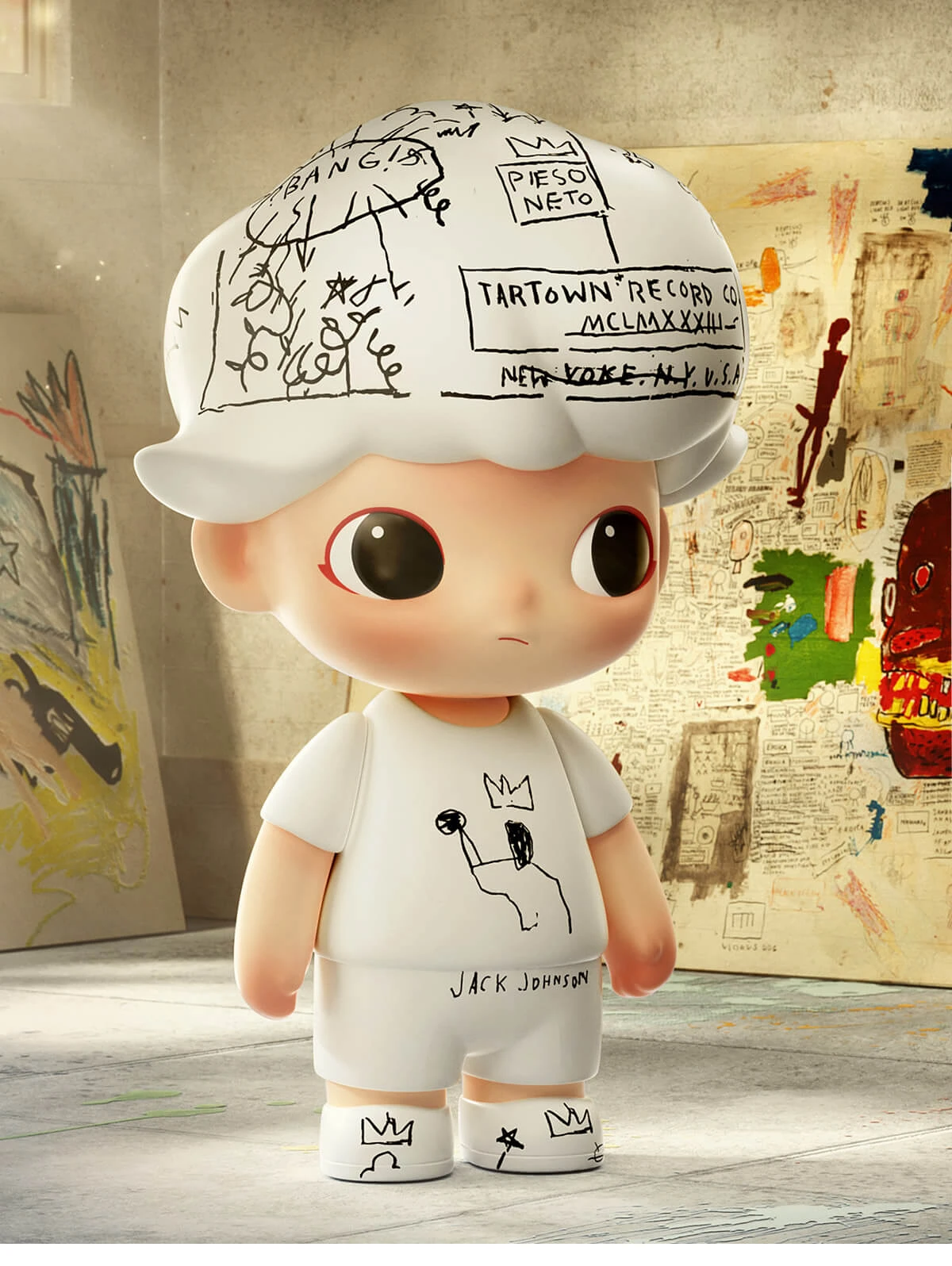 MEGA COLLECTION 1000% JUST DIMOO × Jean-Michel Basquiat 7 MEGA COLLECTION 1000% JUST DIMOO × Jean-Michel Basquiat - Image 7