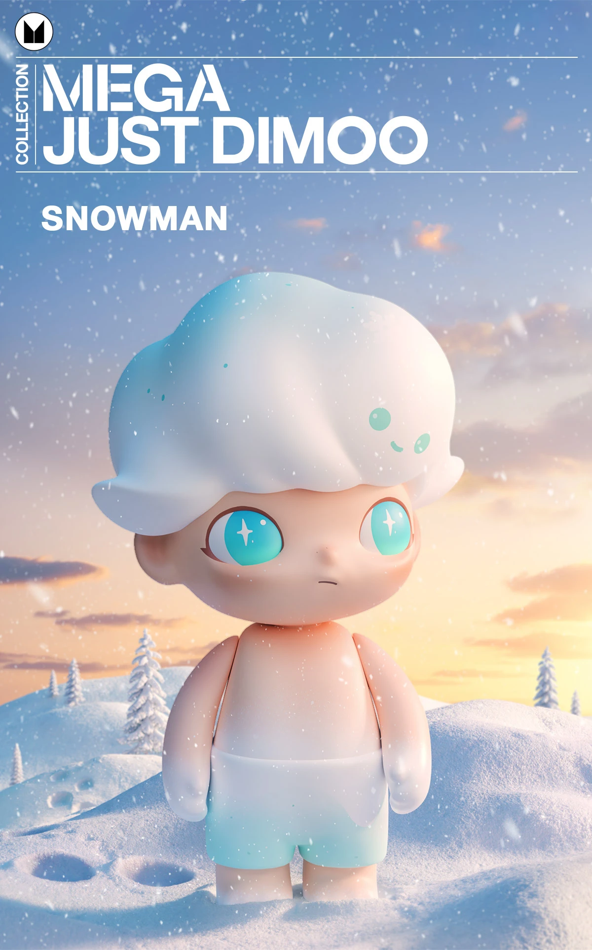 MEGA COLLECTION 1000% JUST DIMOO Snowman 5 MEGA COLLECTION 1000% JUST DIMOO Snowman - Image 5