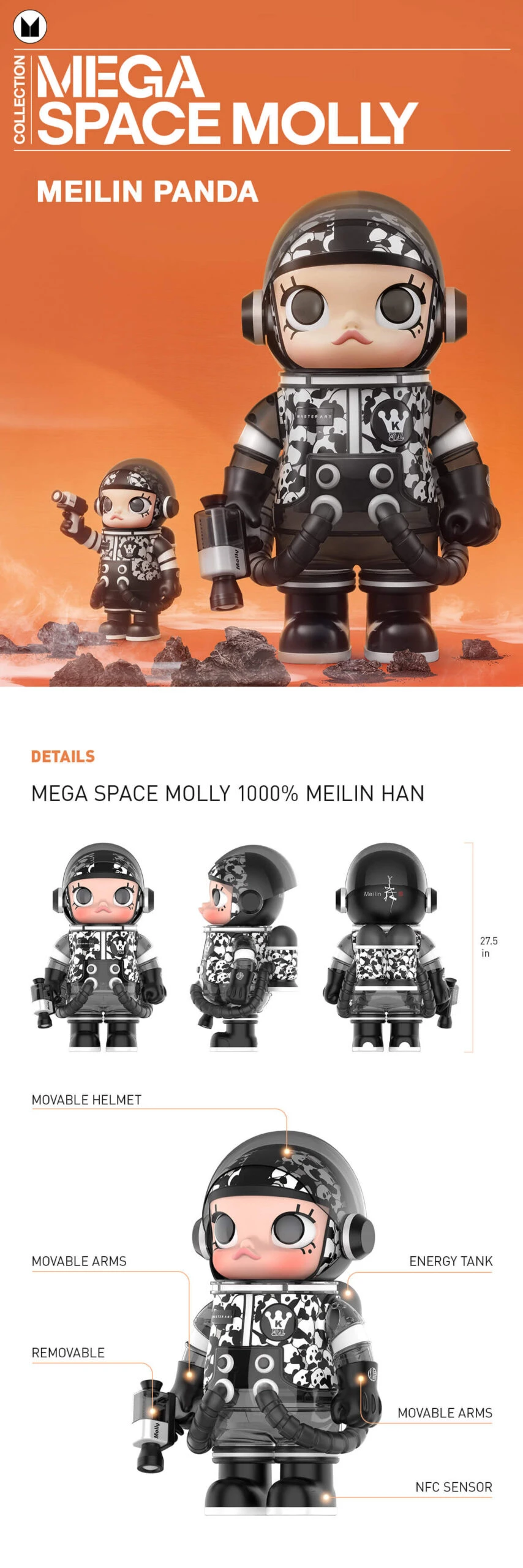 MEGA SPACE MOLLY 1000% Meilin Panda 7 MEGA SPACE MOLLY 1000% Meilin Panda - Image 7