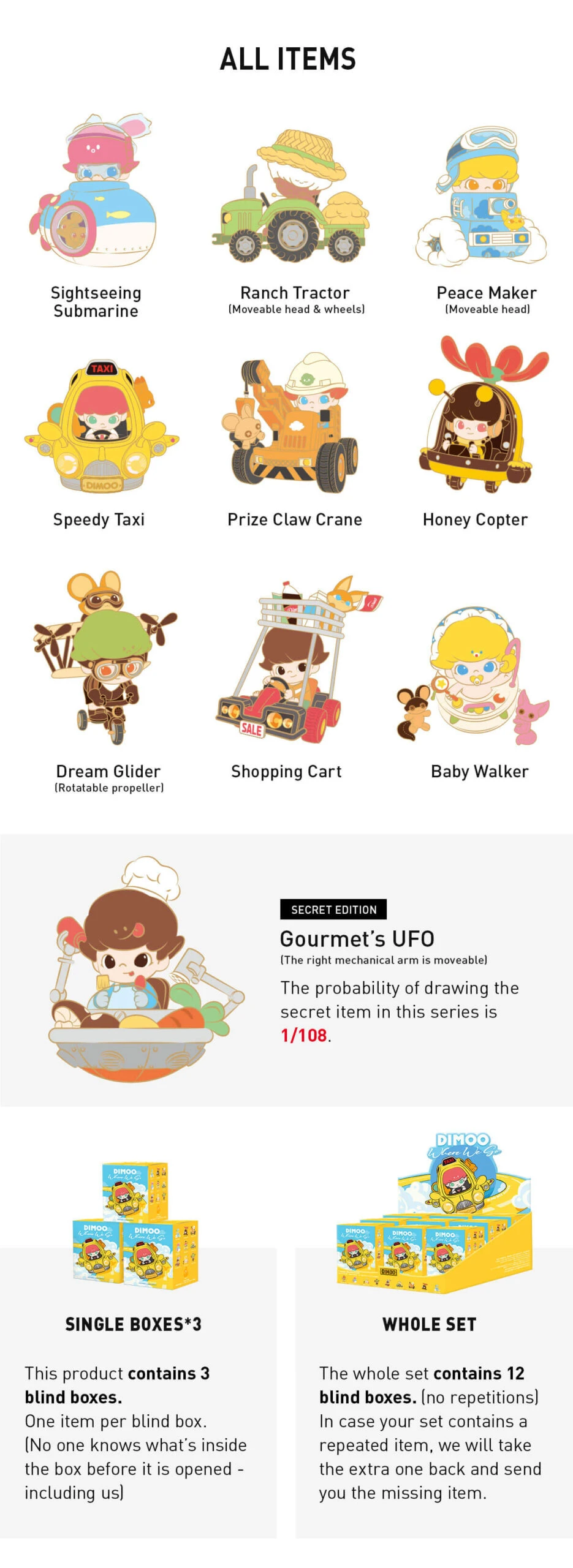 DIMOO Where We Go Badge (3PC & 9PC) 15 DIMOO Where We Go Badge (3PC & 9PC) - Image 15