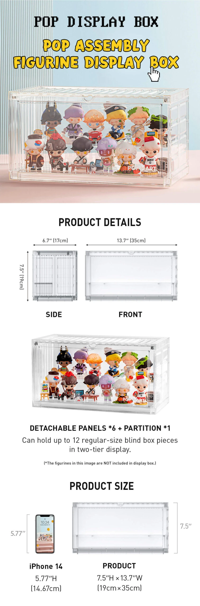 POP Clear Modular Display Box 6 POP Clear Modular Display Box - Image 6