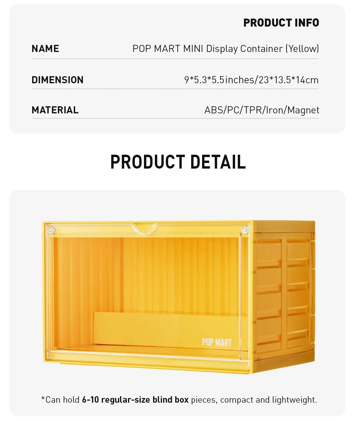 POP MART MINI Display Container 5 POP MART MINI Display Container - Image 5