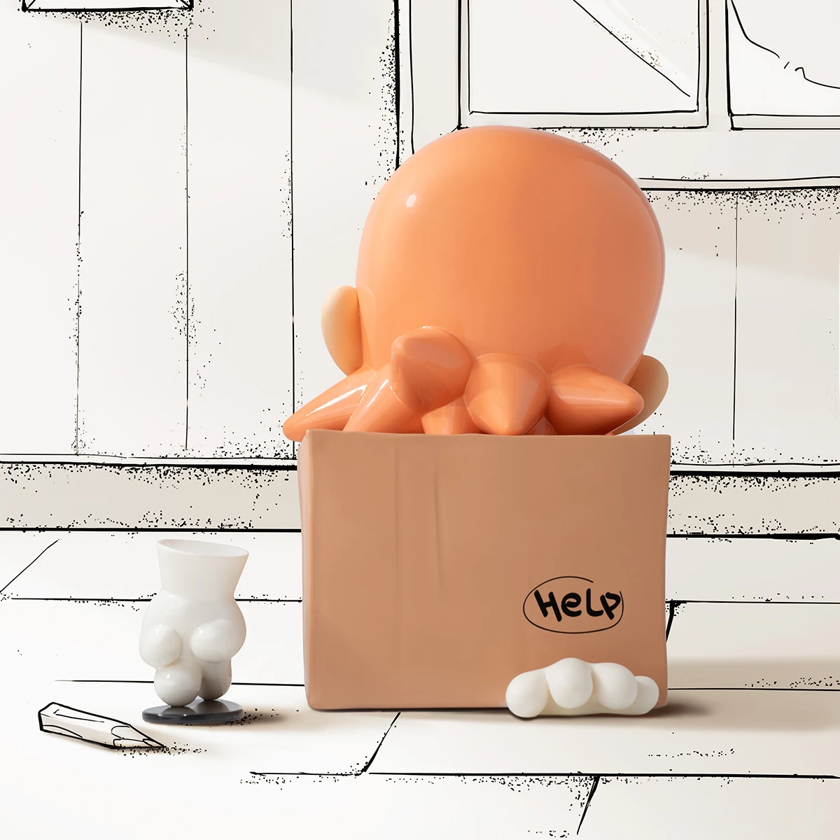 Zsiga Waiting Figurine 5 Zsiga Waiting Figurine - Image 5