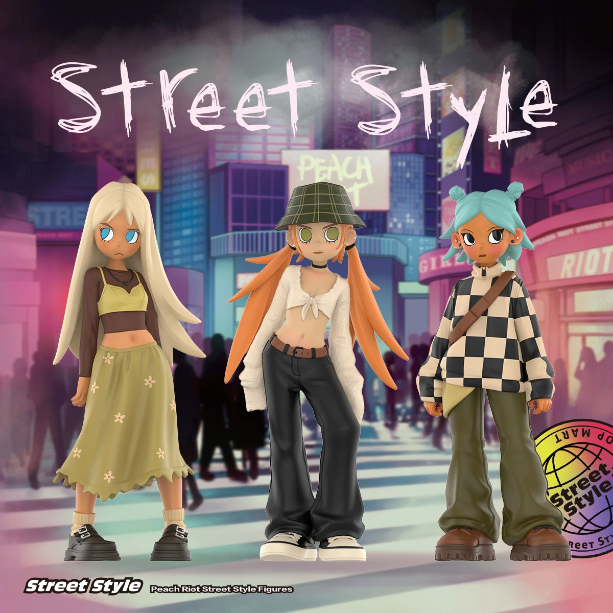 Peach Riot Street Style Figures 2 Peach Riot Street Style Figures - Image 2