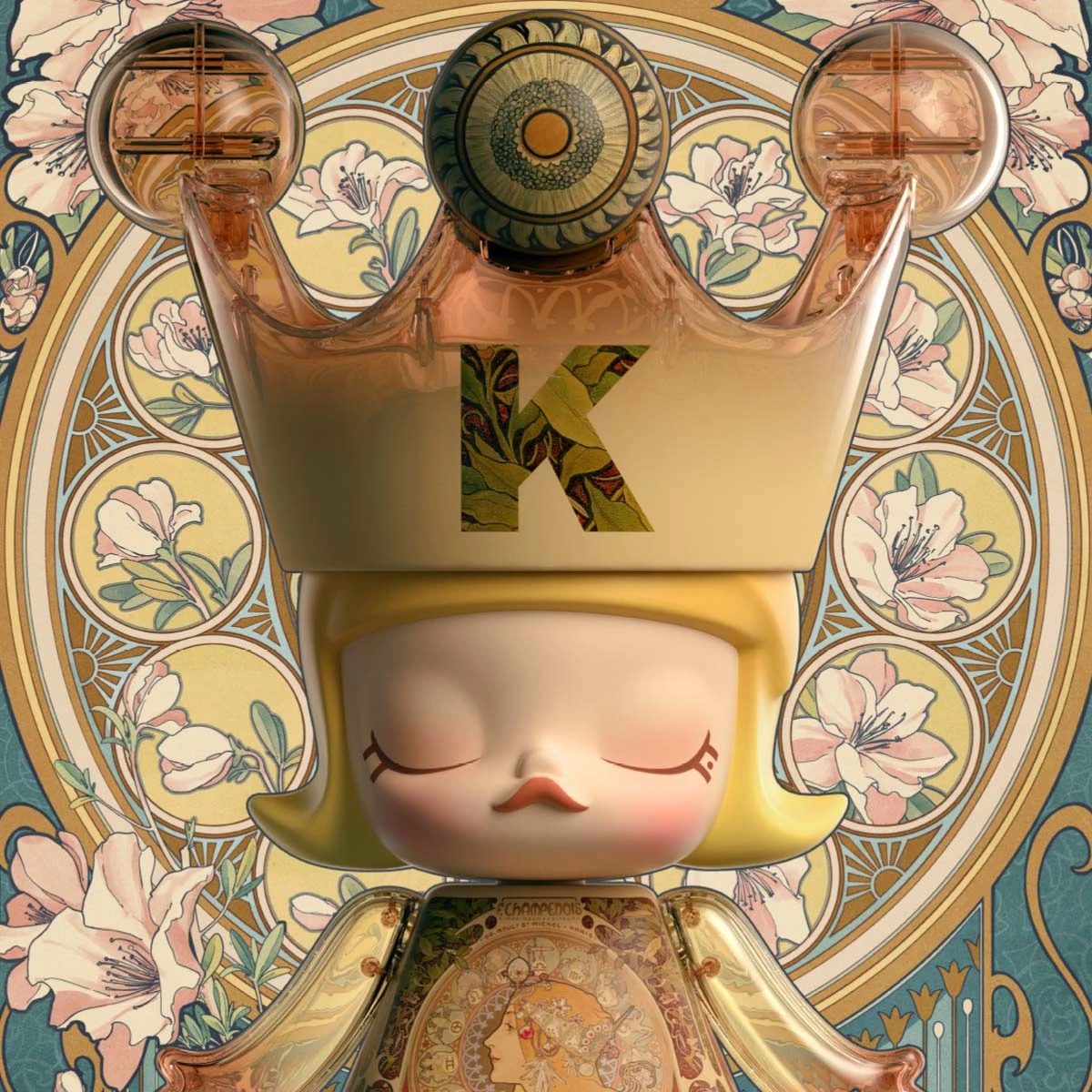 MEGA ROYAL MOLLY 1000% Mucha·Zodiac 10 MEGA ROYAL MOLLY 1000% Mucha·Zodiac - Image 10