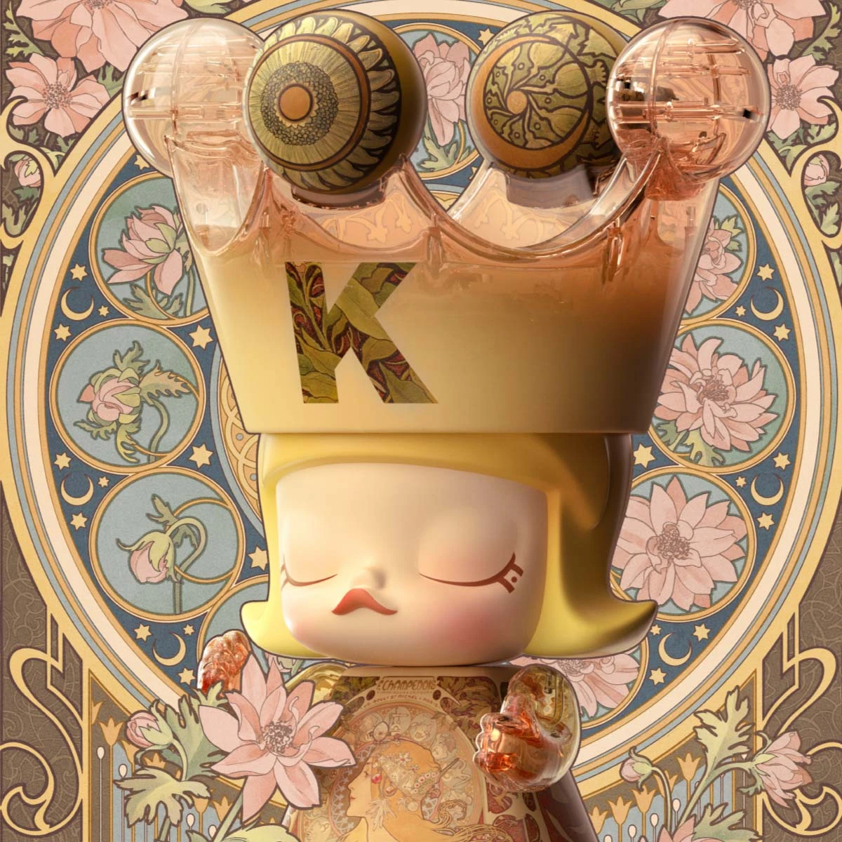 MEGA ROYAL MOLLY 400% Mucha·Zodiac 7 MEGA ROYAL MOLLY 400% Mucha·Zodiac - Image 7