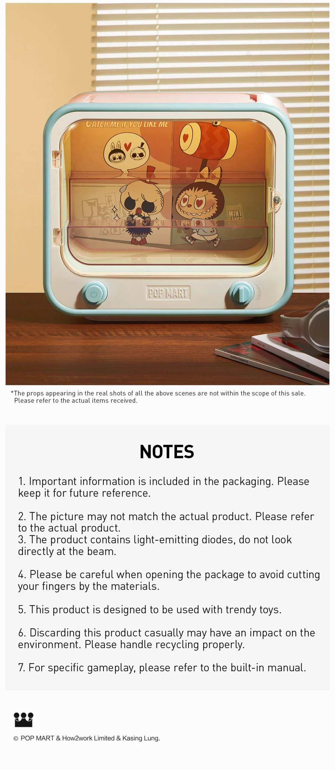 THE MONSTERS Catch Me If You Like Me Series - TV Set Luminous Display Container 8 THE MONSTERS Catch Me If You Like Me Series - TV Set Luminous Display Container - Image 8