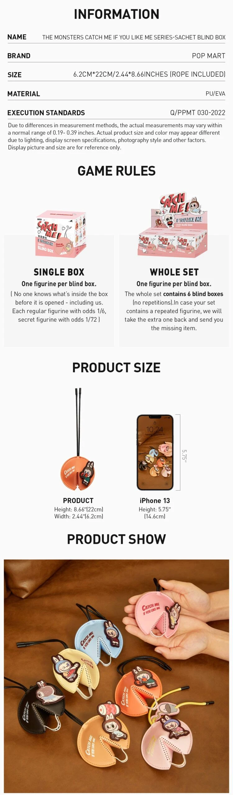 THE MONSTERS Catch Me If You Like Me Series-Sachet Blind Box 14 THE MONSTERS Catch Me If You Like Me Series-Sachet Blind Box - Image 14