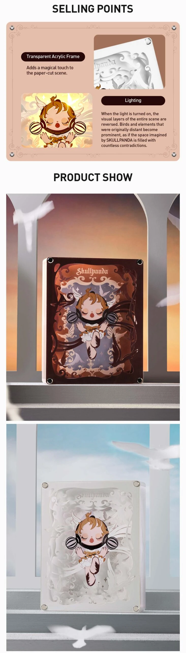 SKULLPANDA Image Of Reality Series-Papercraft Lamp (Colored Ver.) 6 SKULLPANDA Image Of Reality Series-Papercraft Lamp (Colored Ver.) - Image 6