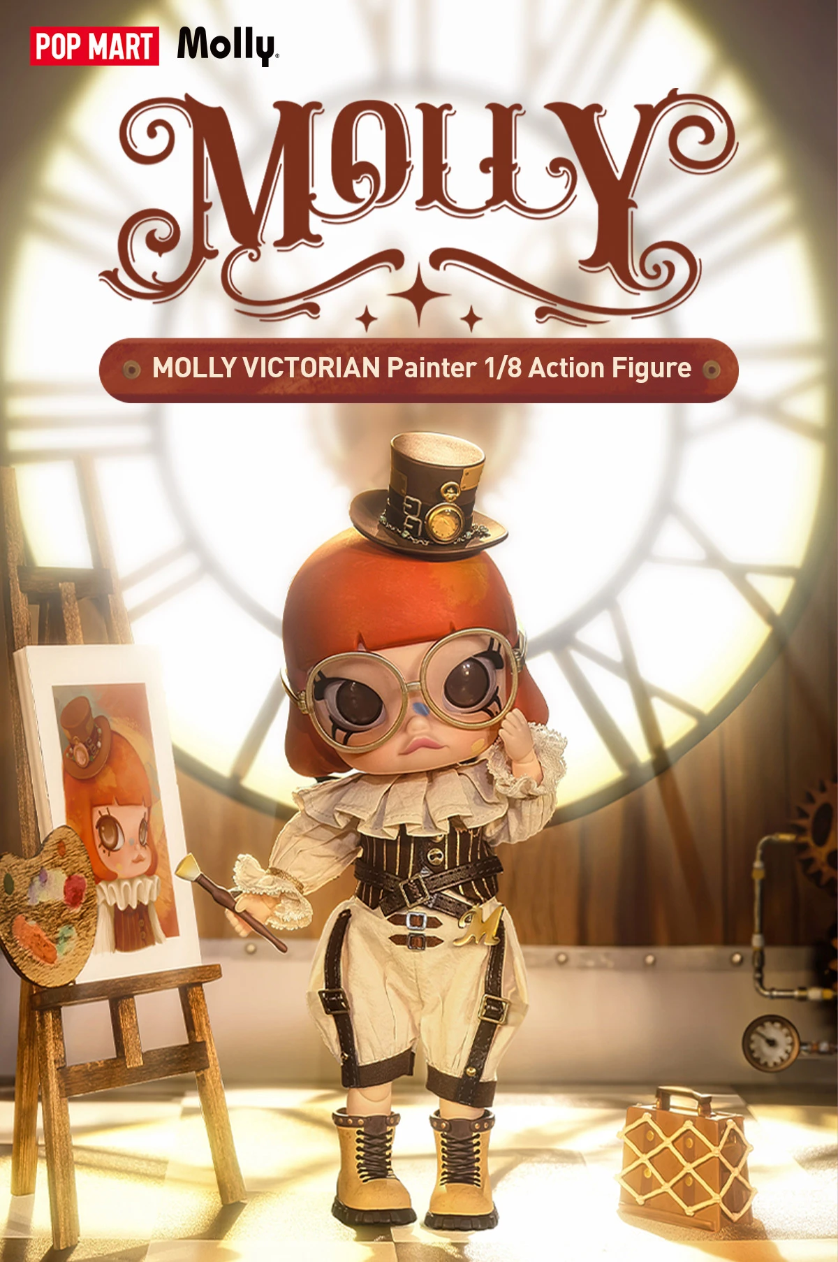 MOLLY Victorian Painter 1/8 Action Figure 5 MOLLY Victorian Painter 1/8 Action Figure - Image 5