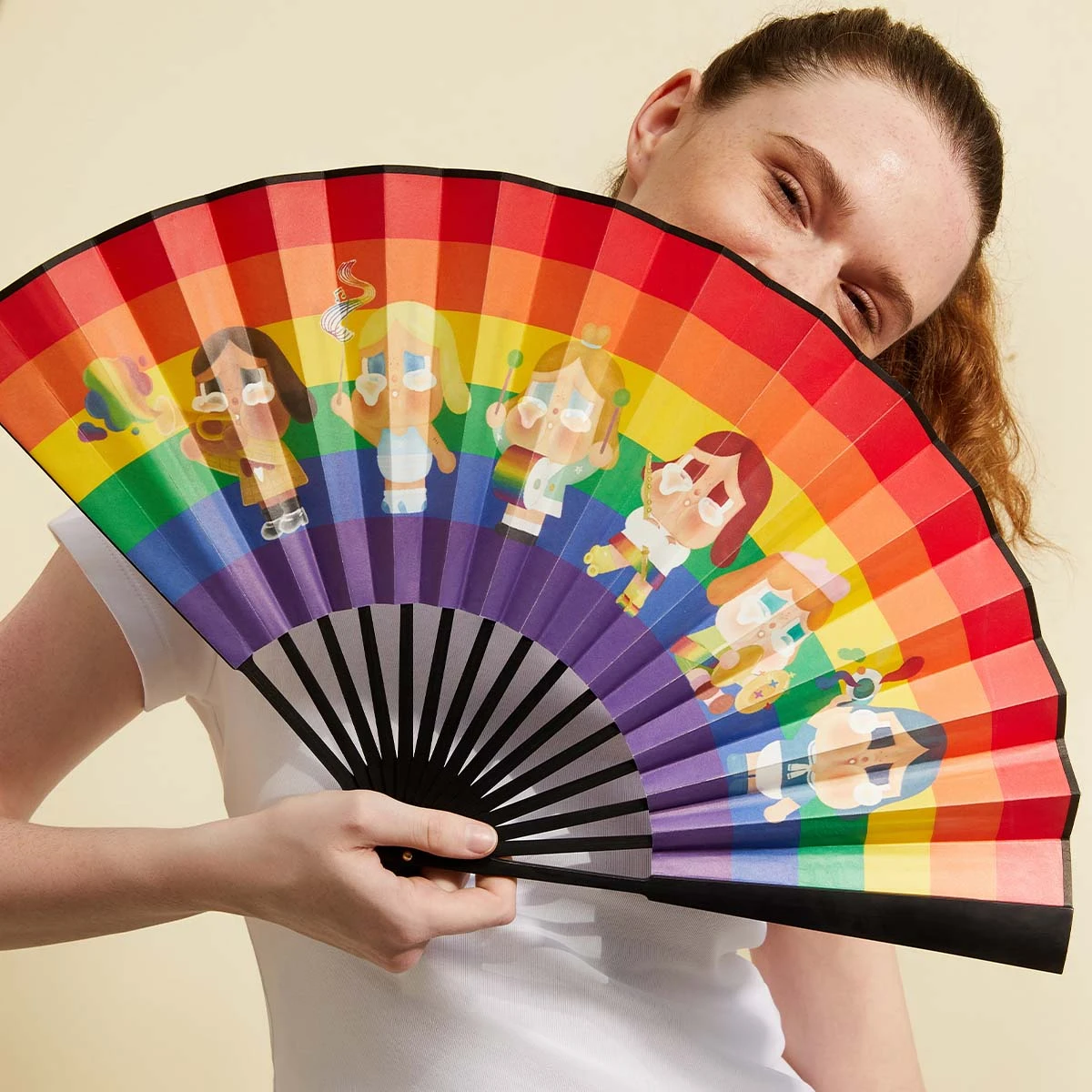 CRYBABY CHEER UP, BABY! SERIES-Folding Fan 5 CRYBABY CHEER UP, BABY! SERIES-Folding Fan - Image 5