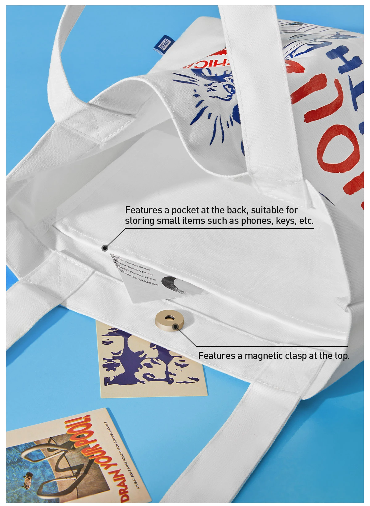 DIMOO'S HOLIDAY IN THE USA SERIES-Canvas Bag 9 DIMOO'S HOLIDAY IN THE USA SERIES-Canvas Bag - Image 9