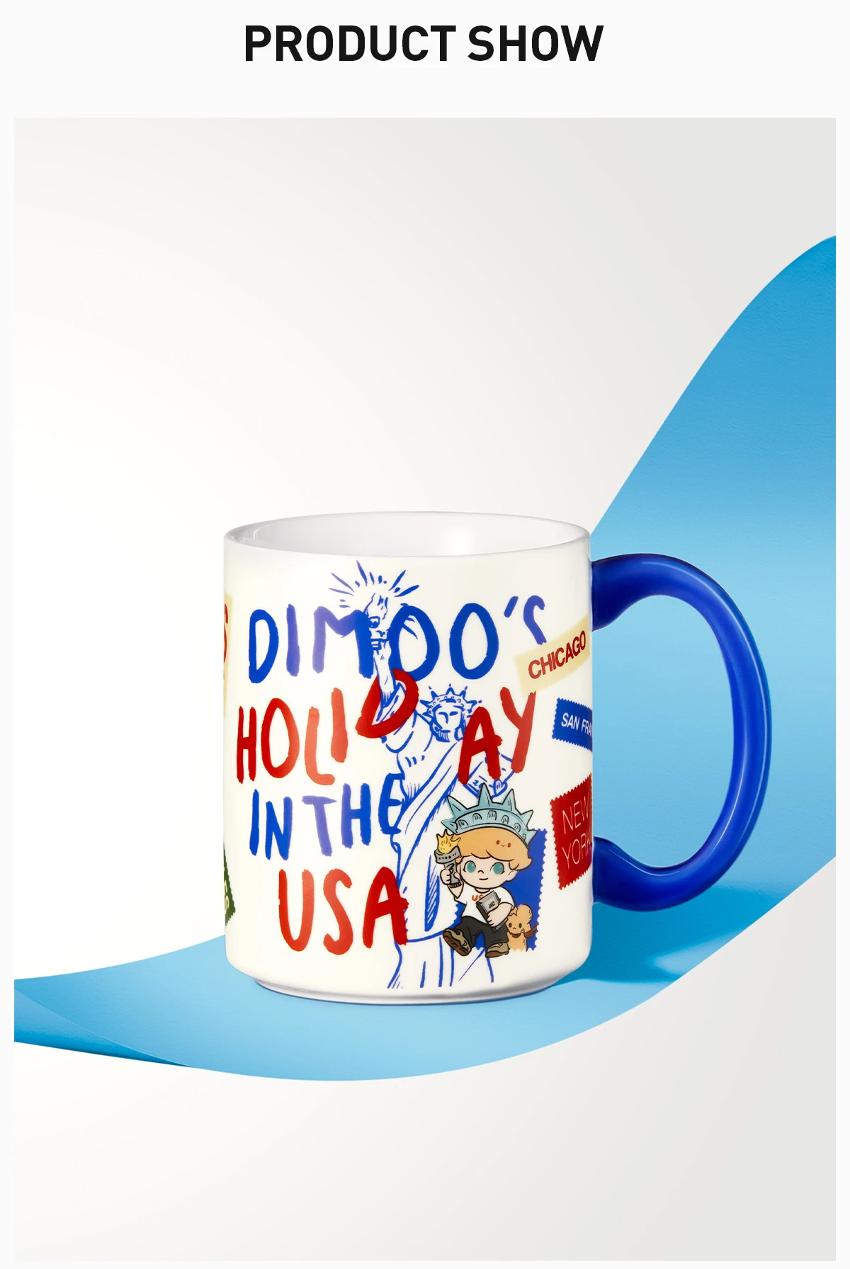 DIMOO'S HOLIDAY IN THE USA SERIES-Mug 8 DIMOO'S HOLIDAY IN THE USA SERIES-Mug - Image 8