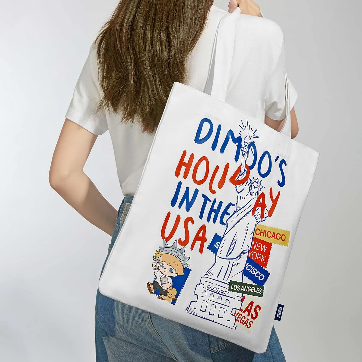 DIMOO'S HOLIDAY IN THE USA SERIES-Canvas Bag 3 DIMOO'S HOLIDAY IN THE USA SERIES-Canvas Bag - Image 3