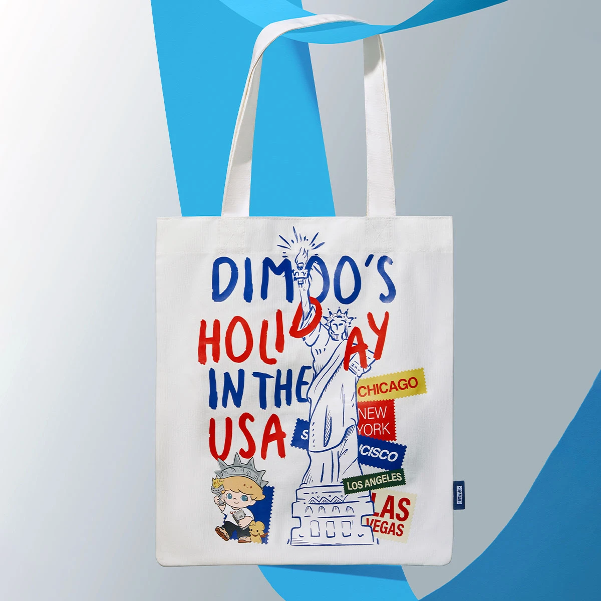 DIMOO'S HOLIDAY IN THE USA SERIES-Canvas Bag 4 DIMOO'S HOLIDAY IN THE USA SERIES-Canvas Bag - Image 4
