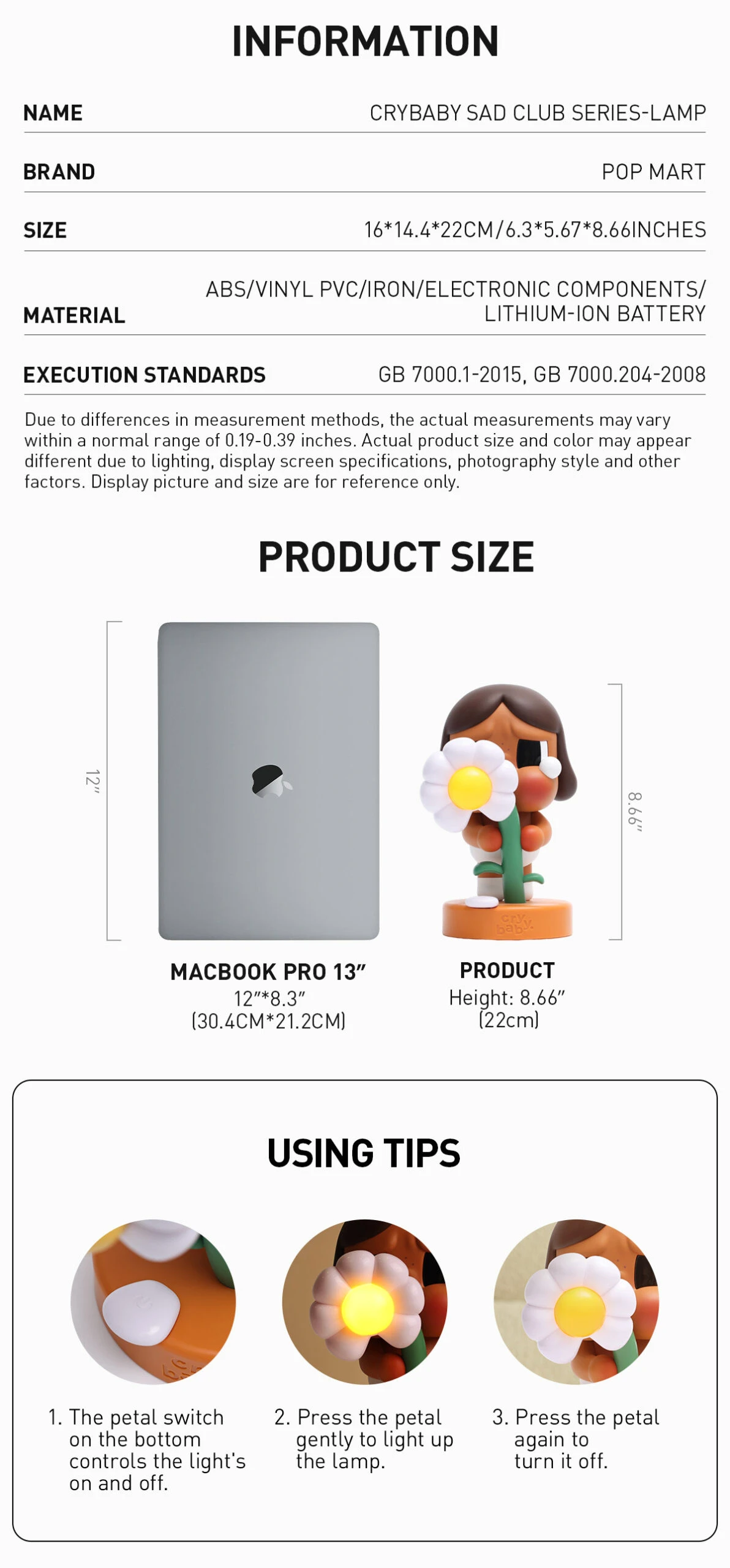 CRYBABY Sad Club Series-Lamp 10 CRYBABY Sad Club Series-Lamp - Image 10