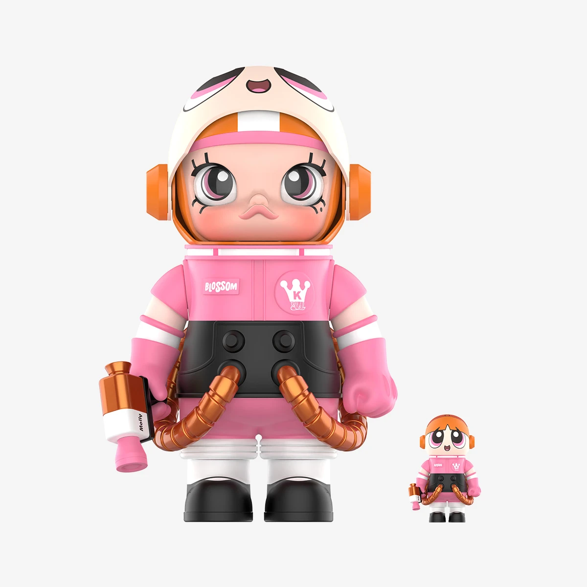 MEGA SPACE MOLLY 400%+100% THE POWERPUFF GIRLS-Blossom 1 MEGA SPACE MOLLY 400%+100% THE POWERPUFF GIRLS-Blossom