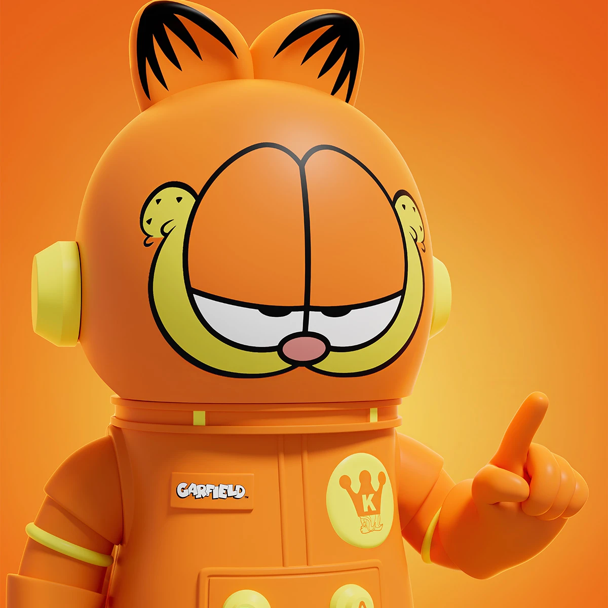 MEGA SPACE MOLLY 400% Garfield 10 MEGA SPACE MOLLY 400% Garfield - Image 10