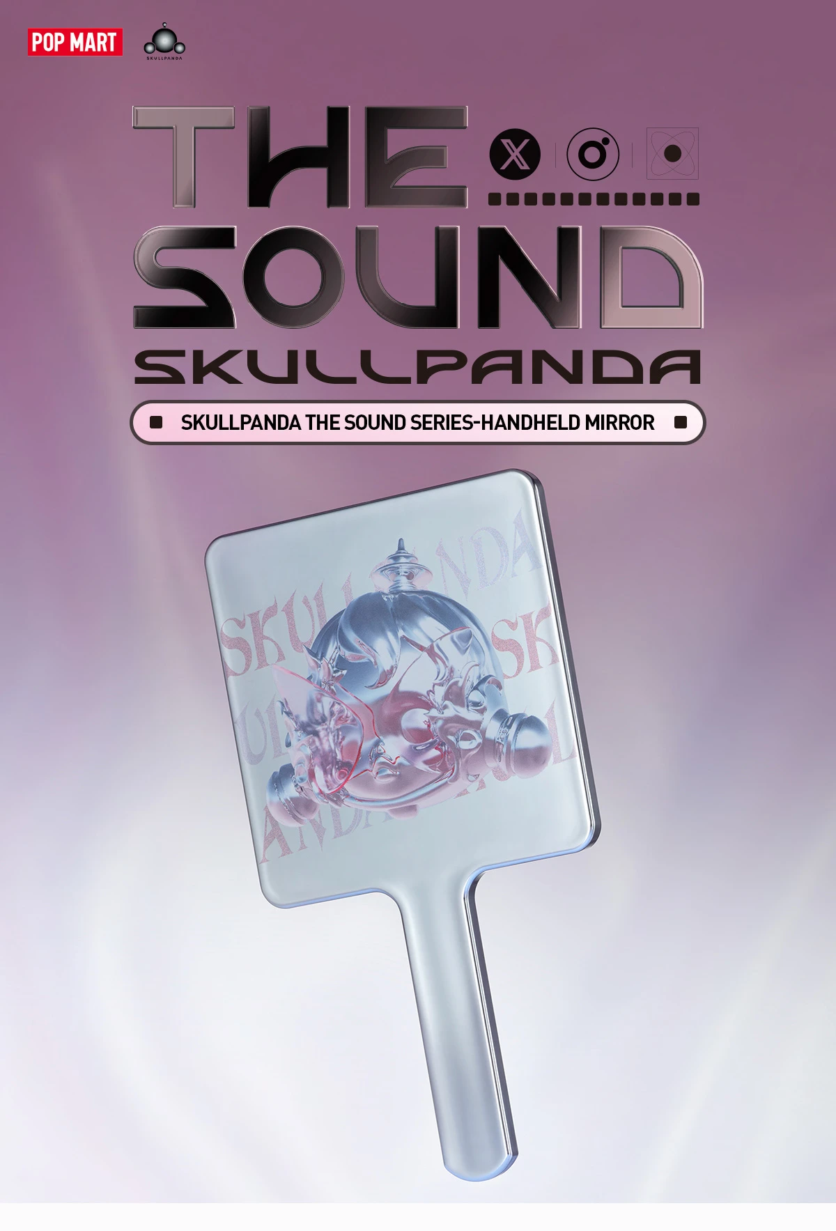 SKULLPANDA The Sound Series-Handheld Mirror 6 SKULLPANDA The Sound Series-Handheld Mirror - Image 6