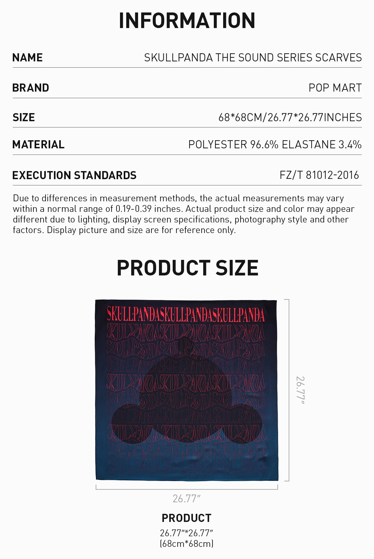 SKULLPANDA The Sound Series Scarves (The Equilibrium) (The Admiration) 13 SKULLPANDA The Sound Series Scarves (The Equilibrium) (The Admiration) - Image 13