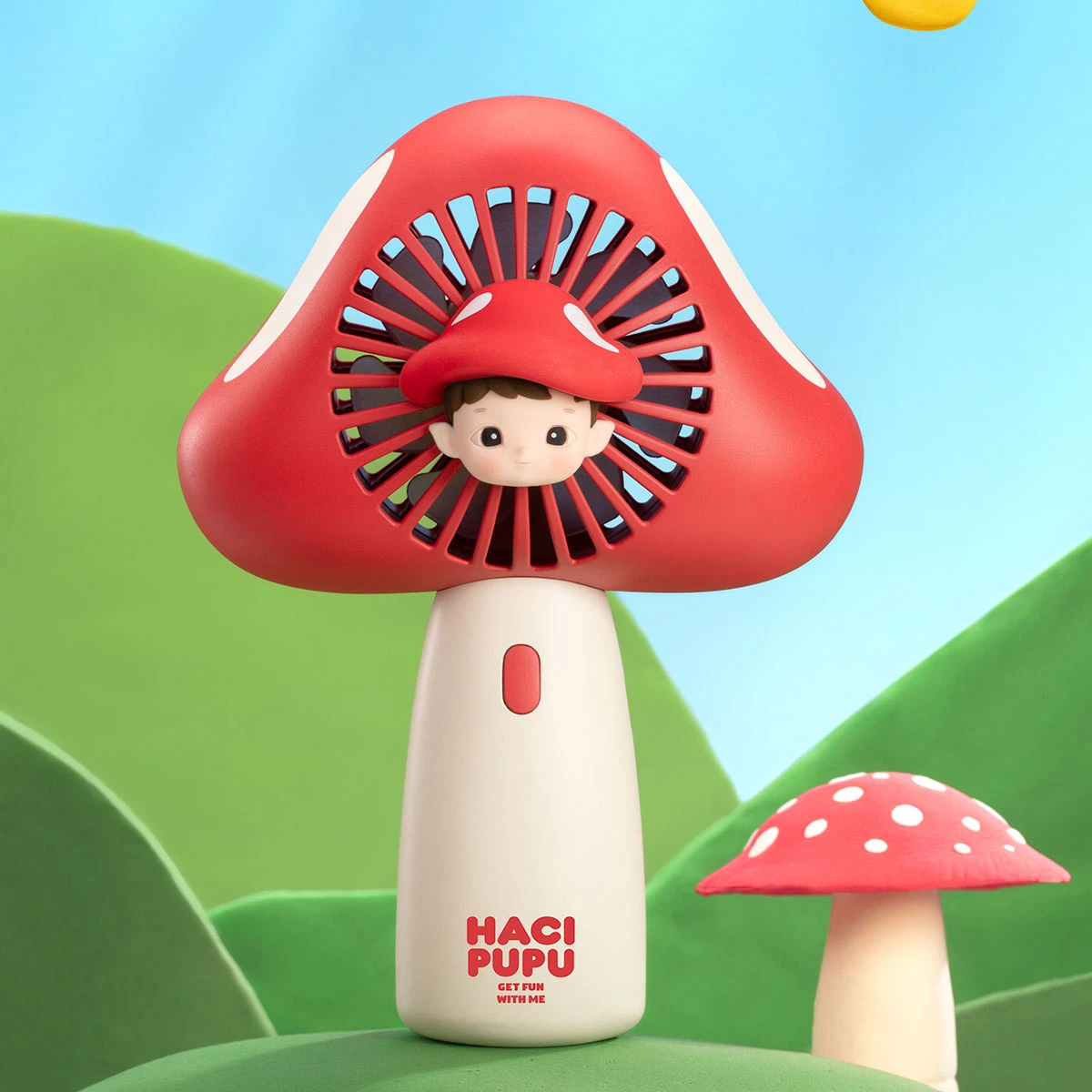 HACIPUPU Adventures In The Woods Series-Handheld Fan 3 HACIPUPU Adventures In The Woods Series-Handheld Fan - Image 3