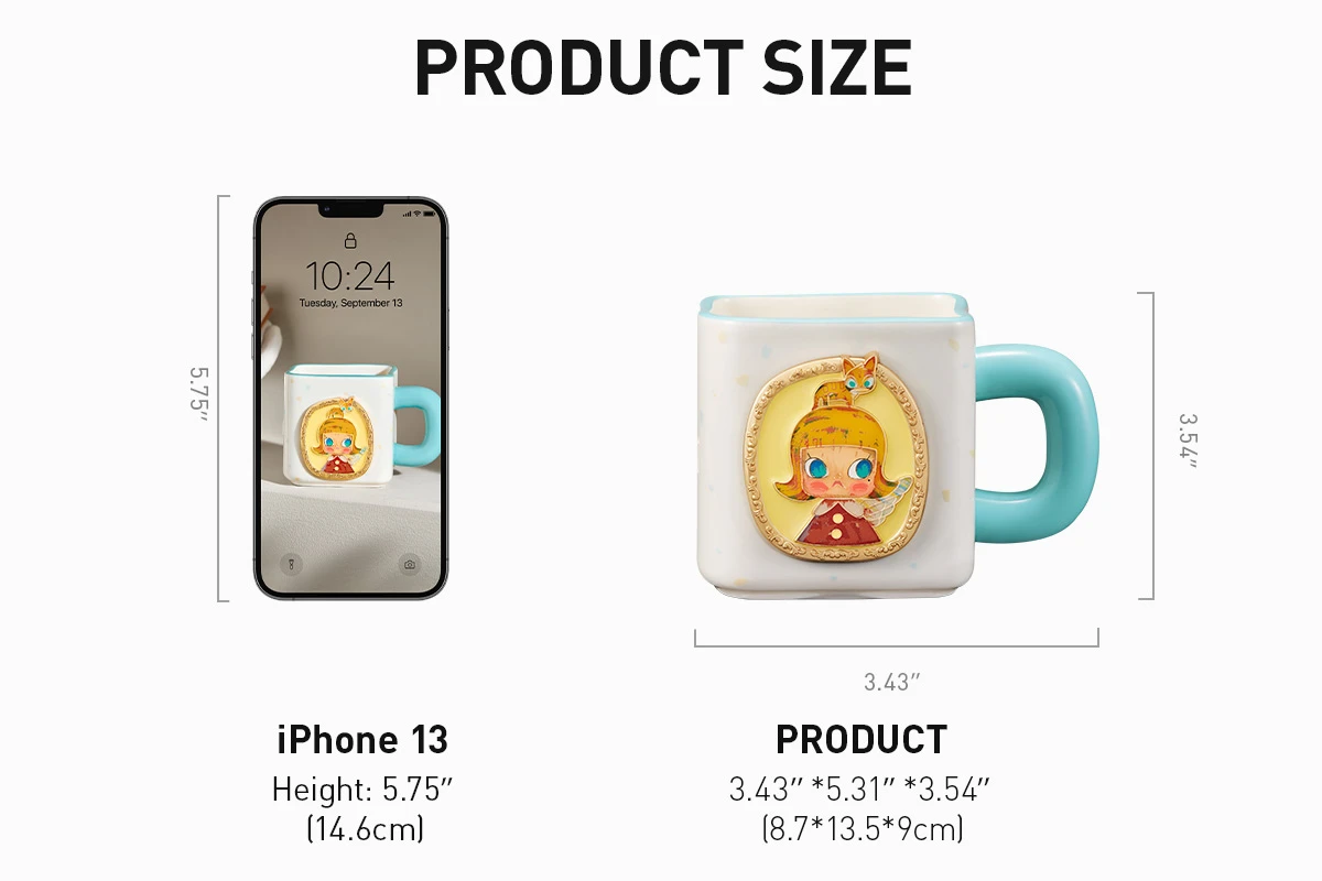 MOLLY Anniversary Statues Classical Retro 2 Series-Picture Frame Cup 8 MOLLY Anniversary Statues Classical Retro 2 Series-Picture Frame Cup - Image 8