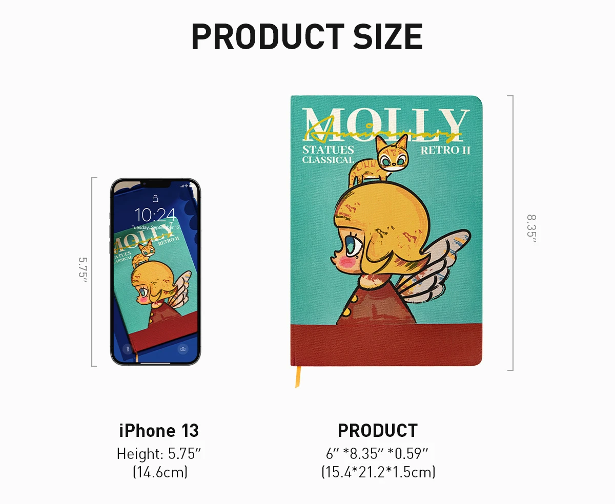 MOLLY Anniversary Statues Classical Retro 2 Series-Notebook 9 MOLLY Anniversary Statues Classical Retro 2 Series-Notebook - Image 9