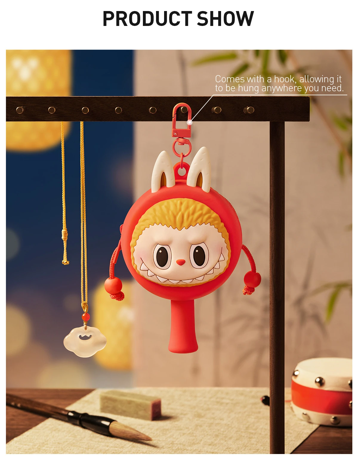 THE MONSTERS Let's Have Fun Together Series-Rattle-drum Earphone Case 9 THE MONSTERS Let's Have Fun Together Series-Rattle-drum Earphone Case - Image 9