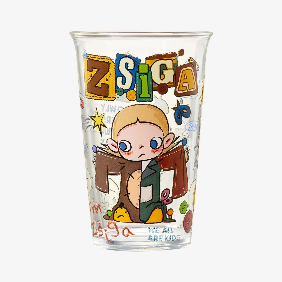 Zsiga We All Are Kids Series-Glass (Cold Water Cup) 1 Zsiga We All Are Kids Series-Glass (Cold Water Cup)