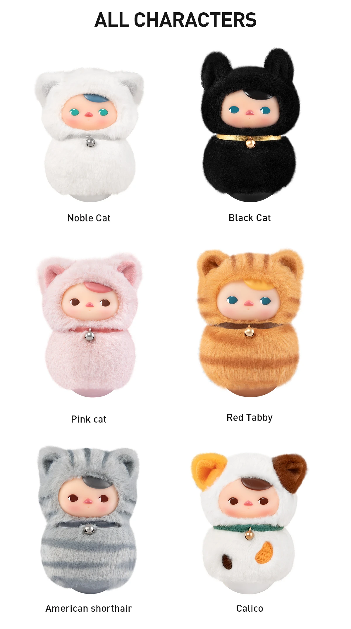 PUCKY Roly-Poly Kitty Series-Vinyl Plush Blind Box 12 PUCKY Roly-Poly Kitty Series-Vinyl Plush Blind Box - Image 12