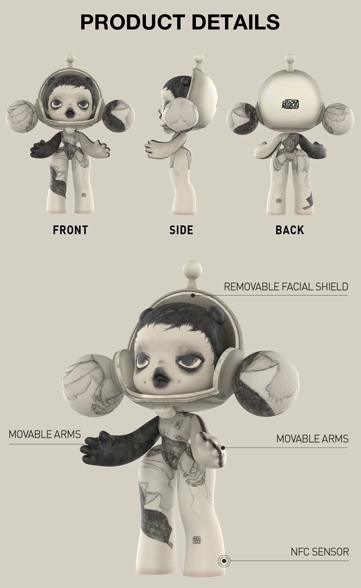 MEGA α SKULLPANDA 1000% Egon Schiele 13 MEGA α SKULLPANDA 1000% Egon Schiele - Image 13