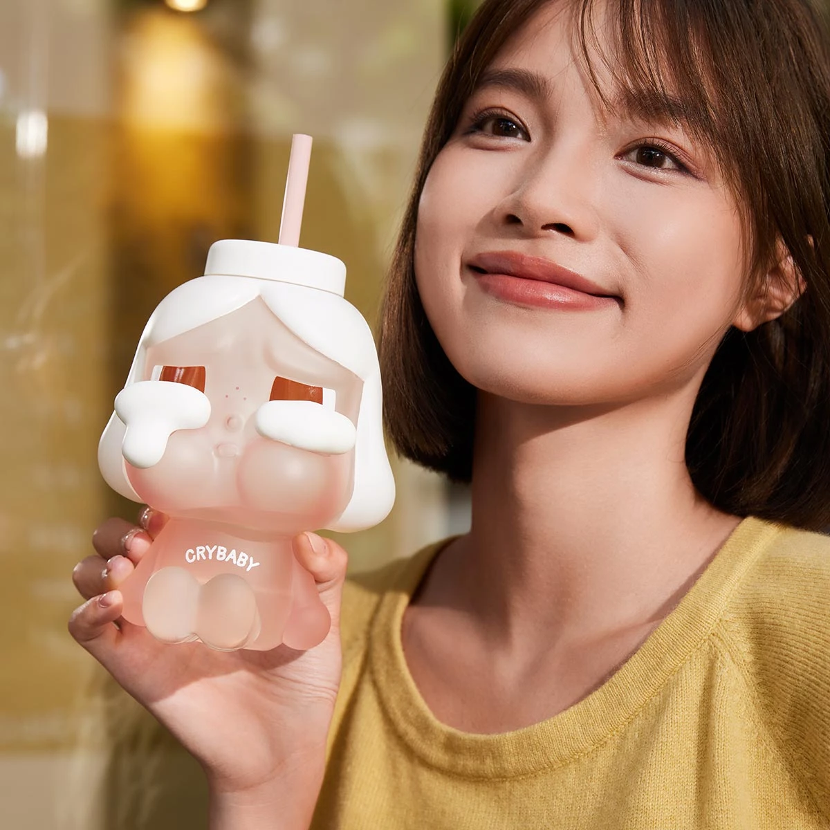 CRYBABY Crying Again Series-Plush Straw Cup (I'LL GIVE YOU ALL MY LOVE) 5 CRYBABY Crying Again Series-Plush Straw Cup (I'LL GIVE YOU ALL MY LOVE) - Image 5