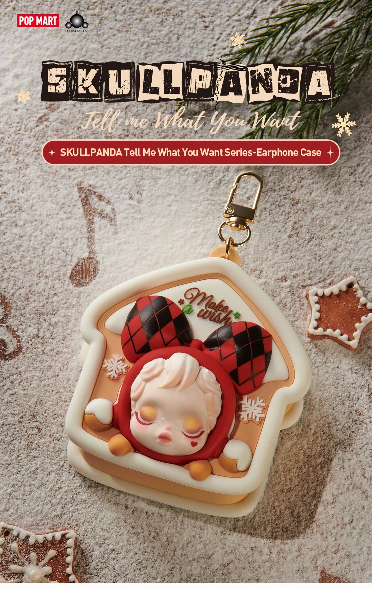 SKULLPANDA Tell Me What You Want Series-Earphone Case 4 SKULLPANDA Tell Me What You Want Series-Earphone Case - Image 4