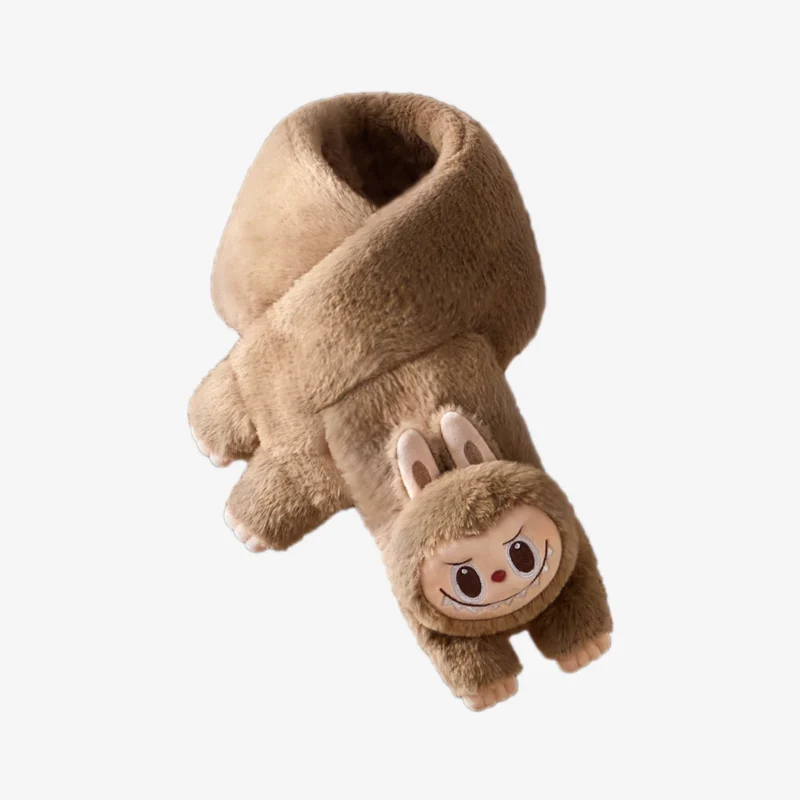 Jolly Toy Box Shop 12 Warm Fluffy Holiday Series- LABUBU Plush Scarf