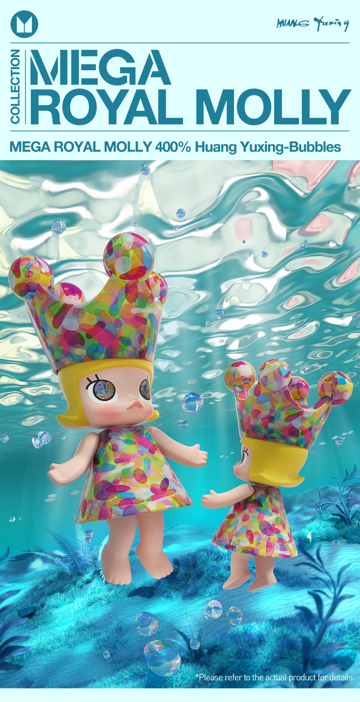 MEGA ROYAL MOLLY 400% Huang Yuxing-Bubbles 10 MEGA ROYAL MOLLY 400% Huang Yuxing-Bubbles - Image 10