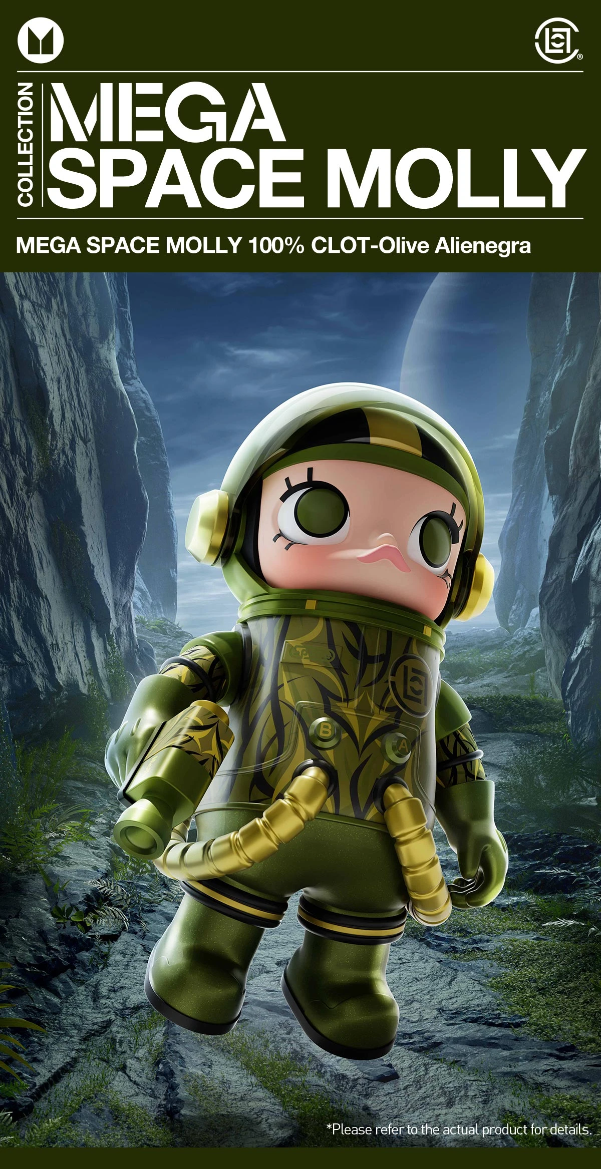 MEGA SPACE MOLLY 100% CLOT-Olive Alienegra 7 MEGA SPACE MOLLY 100% CLOT-Olive Alienegra - Image 7