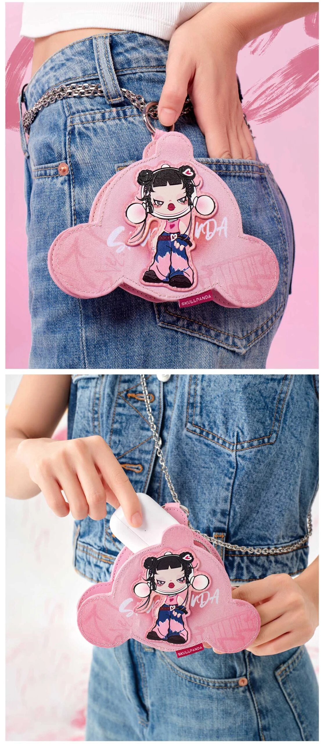 SKULLPANDA CHEERS TO MYSELF SERIES-Mini Bag 16 SKULLPANDA CHEERS TO MYSELF SERIES-Mini Bag - Image 16