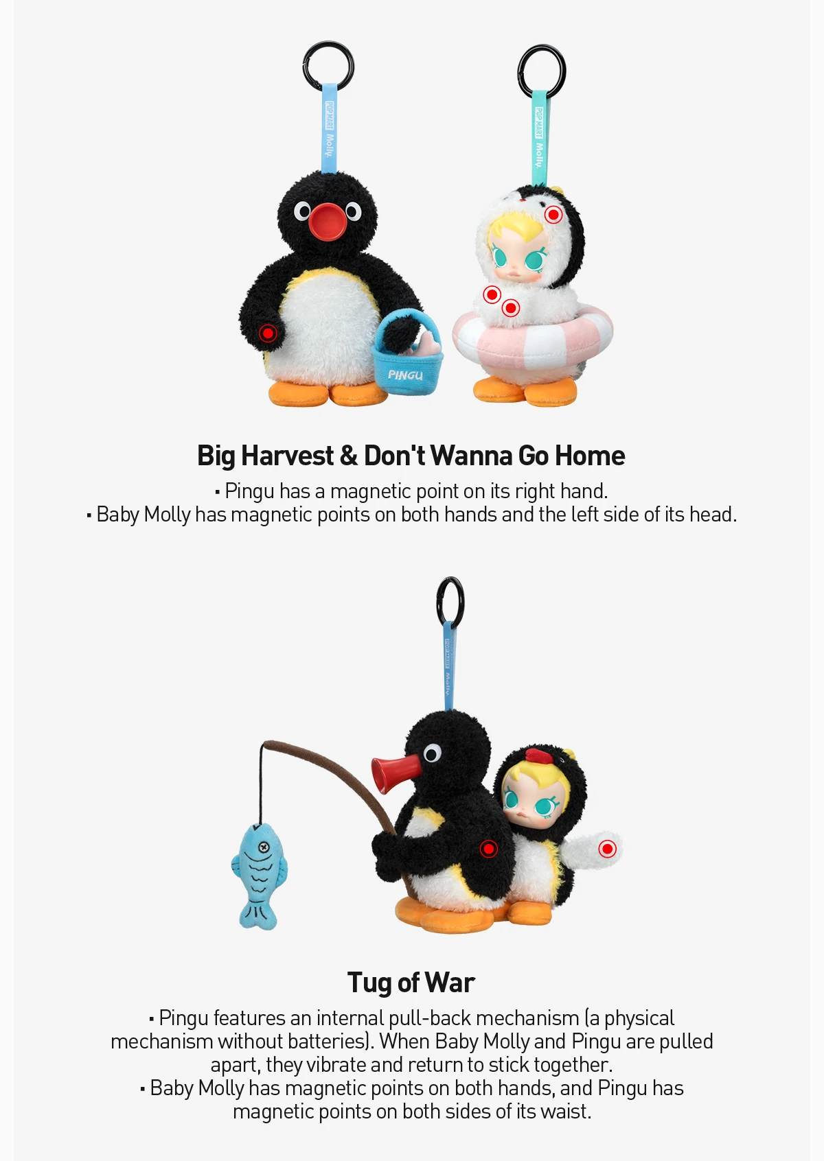 Baby Molly × Pingu Happy Fishing Series-Vinyl Plush Pendant Blind Box 16 Baby Molly × Pingu Happy Fishing Series-Vinyl Plush Pendant Blind Box - Image 16