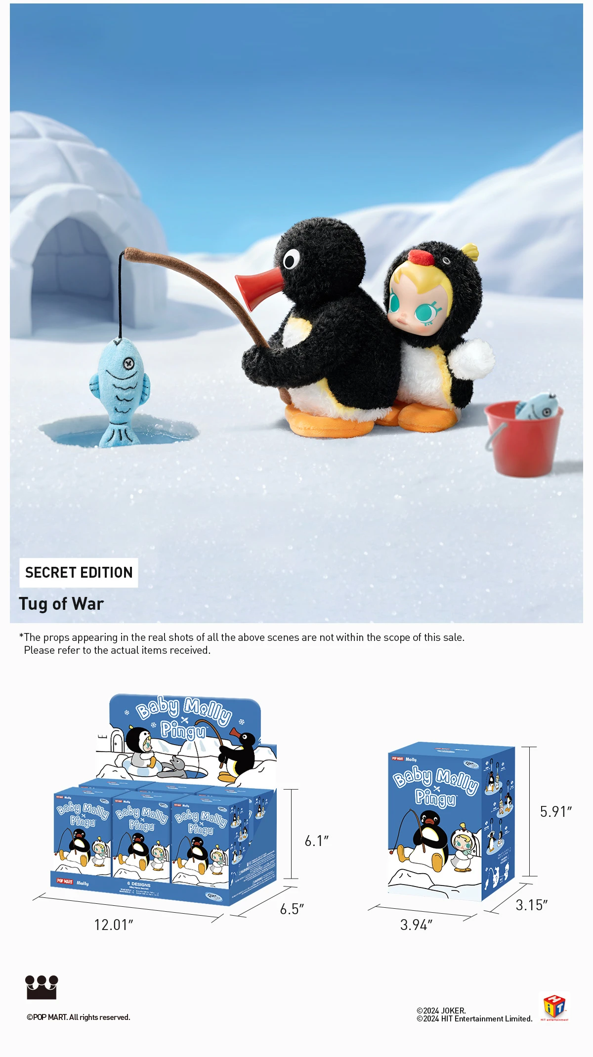 Baby Molly × Pingu Happy Fishing Series-Vinyl Plush Pendant Blind Box 19 Baby Molly × Pingu Happy Fishing Series-Vinyl Plush Pendant Blind Box - Image 19