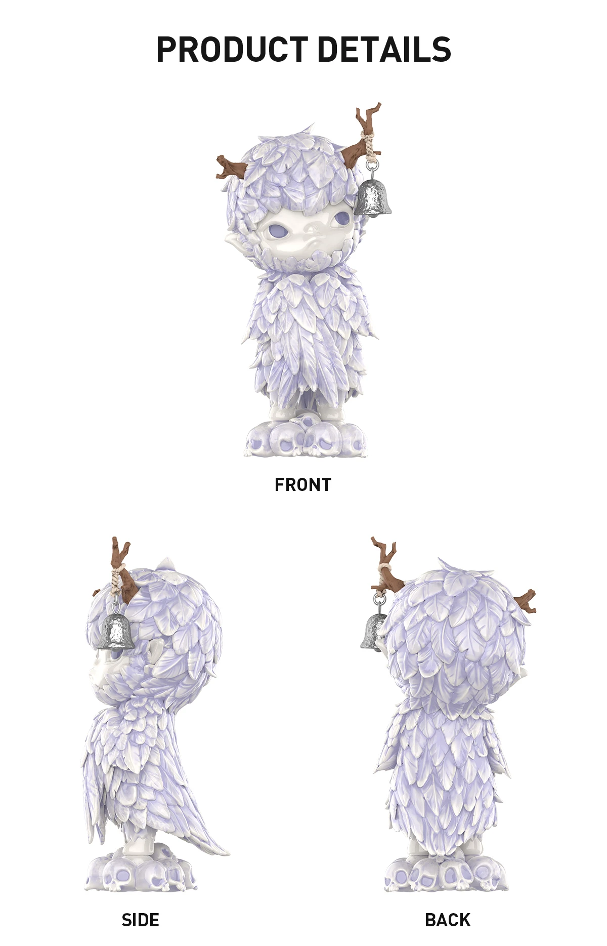 Hirono Ceramic Feather Figurine 10 Hirono Ceramic Feather Figurine - Image 10