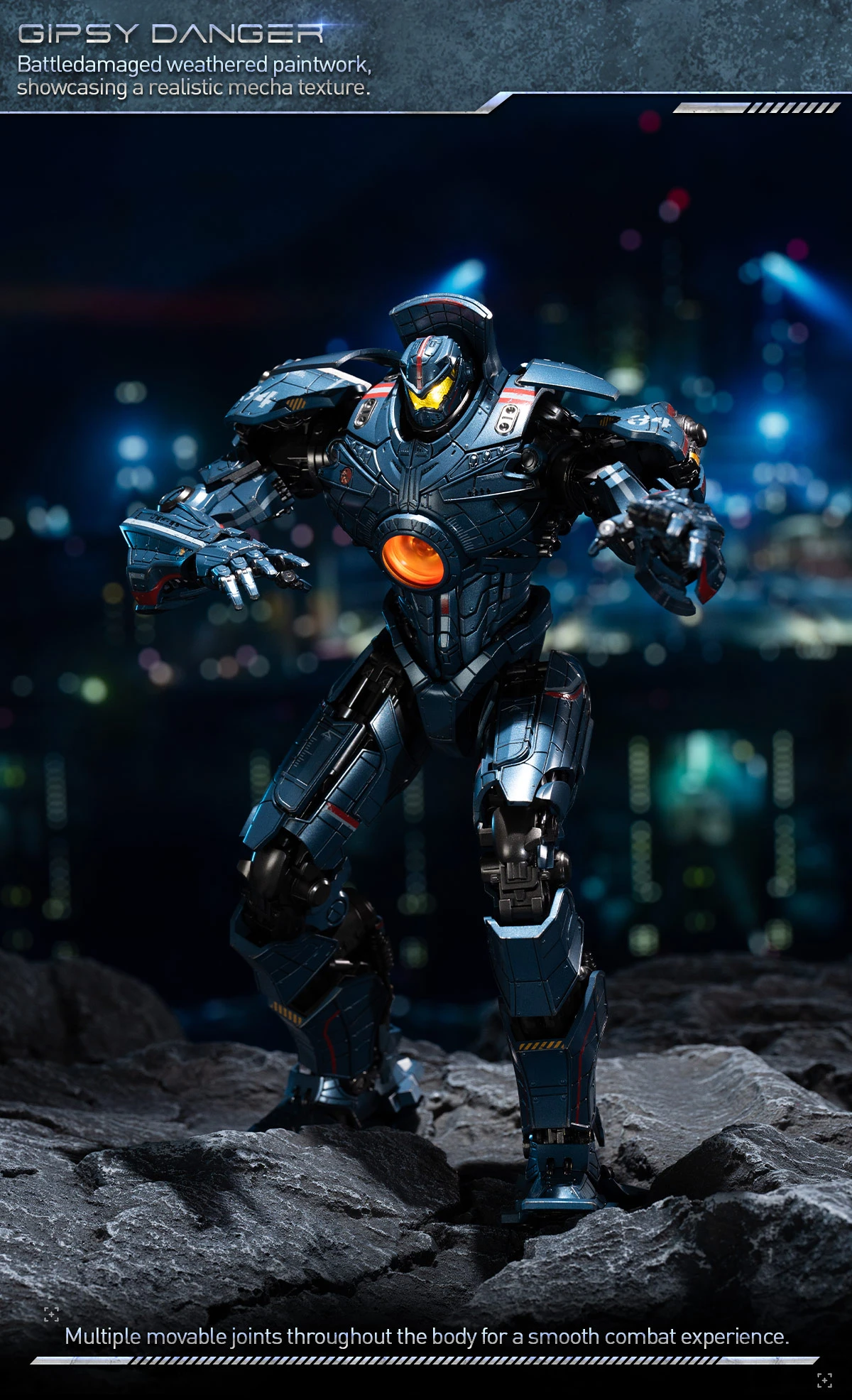 Pacific Rim: Gipsy Danger Diecast Action Figure 12 Pacific Rim: Gipsy Danger Diecast Action Figure - Image 12