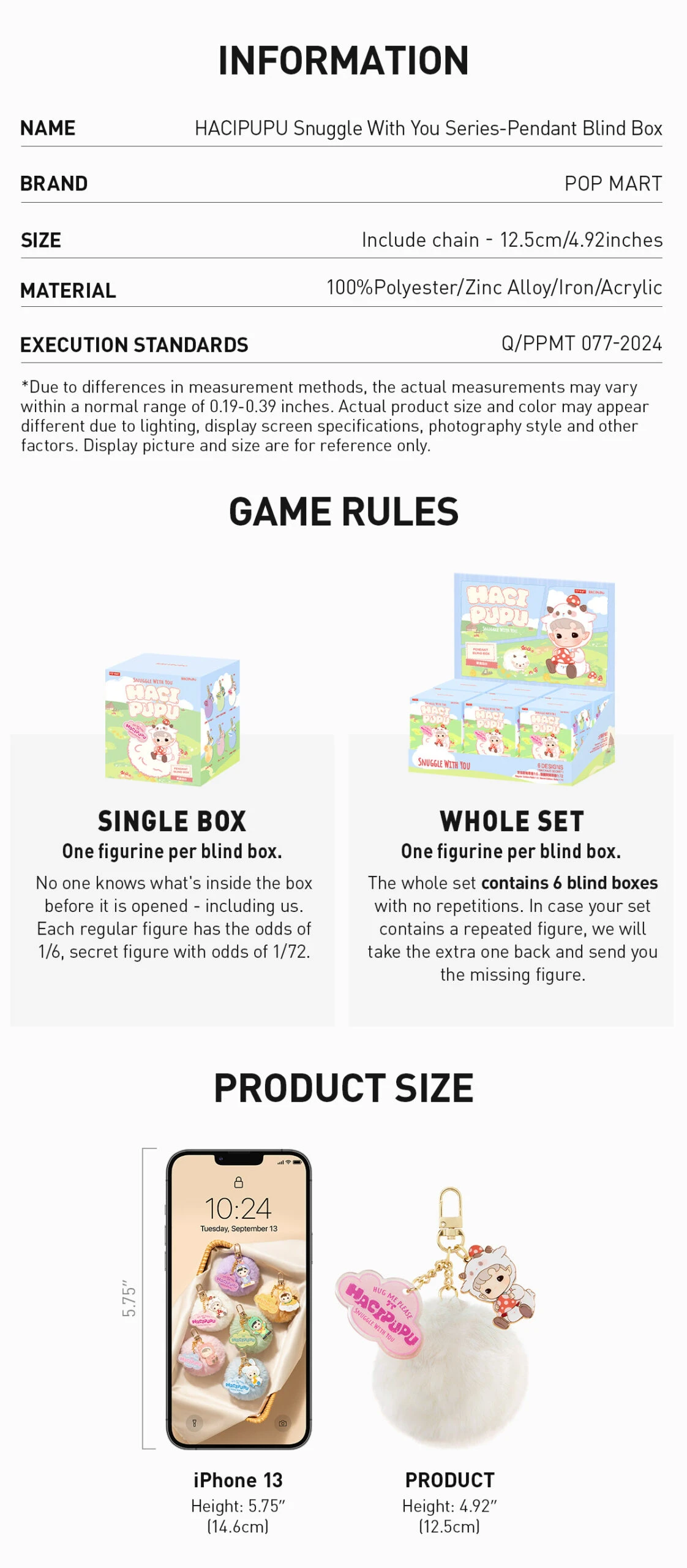 HACIPUPU Snuggle With You Series-Pendant Blind Box 13 HACIPUPU Snuggle With You Series-Pendant Blind Box - Image 13