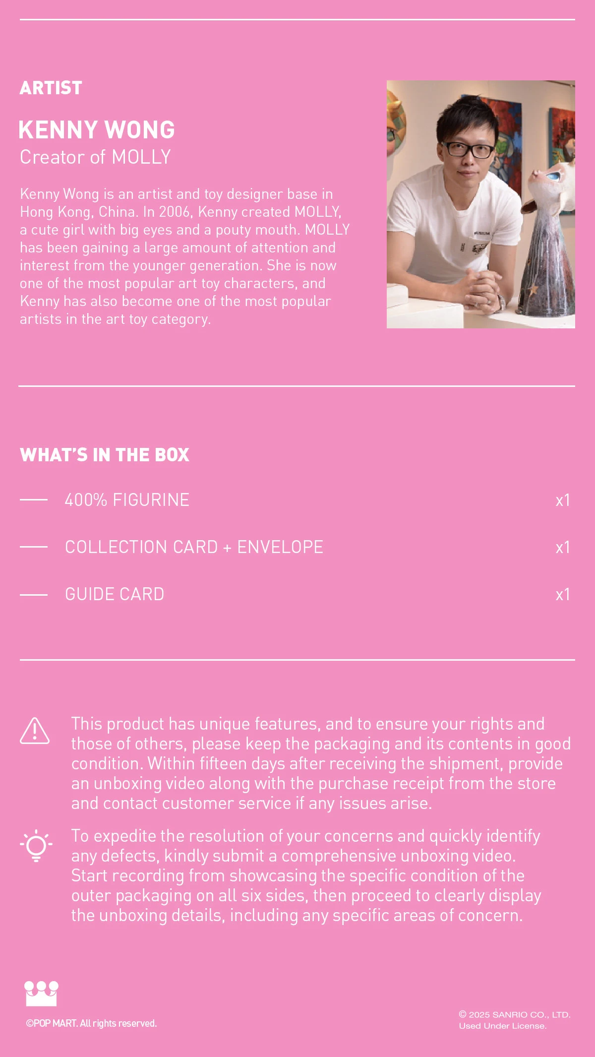 MEGA SPACE MOLLY 400% Hello Kitty And Friends Series 18 MEGA SPACE MOLLY 400% Hello Kitty And Friends Series - Image 18