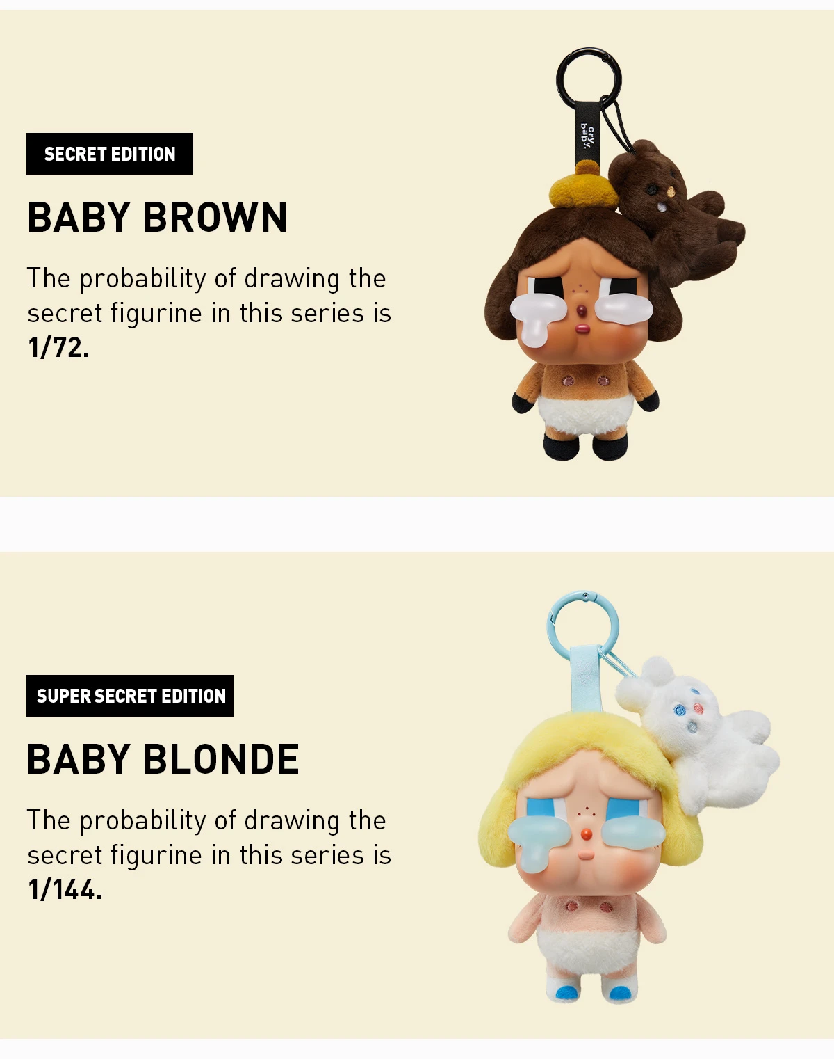 CRYBABY Crying Again Series-Vinyl Face Plush Blind Box 17 CRYBABY Crying Again Series-Vinyl Face Plush Blind Box - Image 17