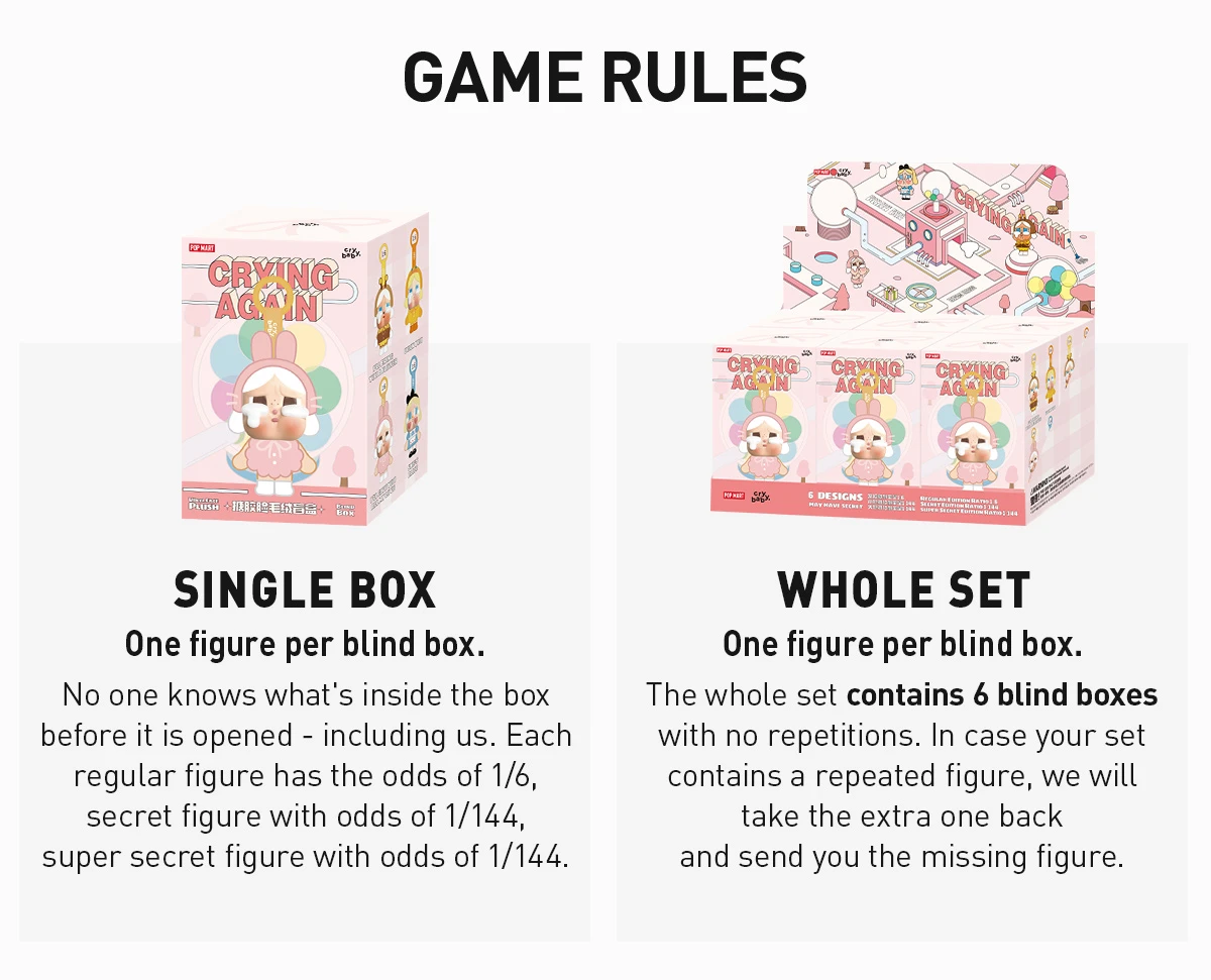 CRYBABY Crying Again Series-Vinyl Face Plush Blind Box 19 CRYBABY Crying Again Series-Vinyl Face Plush Blind Box - Image 19