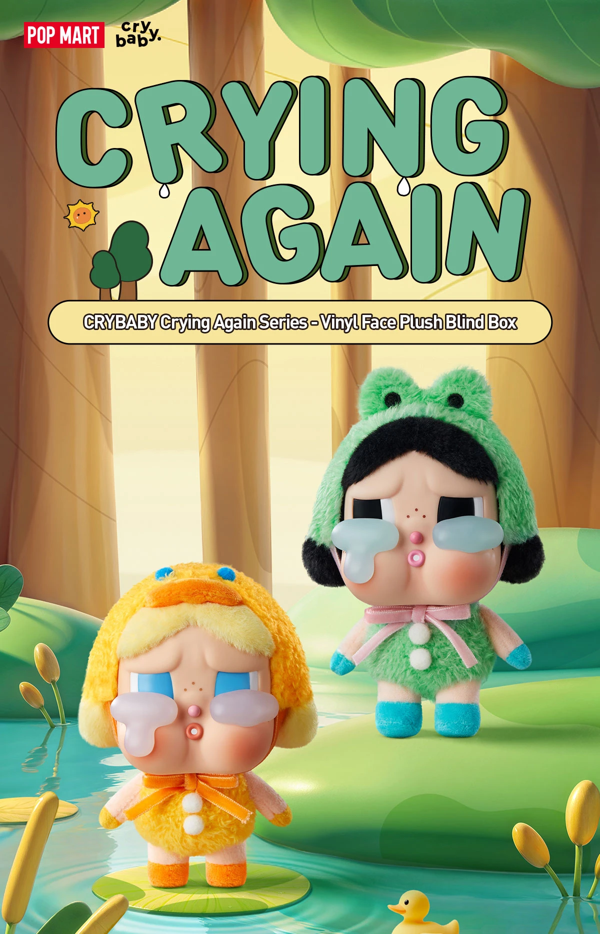 CRYBABY Crying Again Series-Vinyl Face Plush Blind Box 15 CRYBABY Crying Again Series-Vinyl Face Plush Blind Box - Image 15