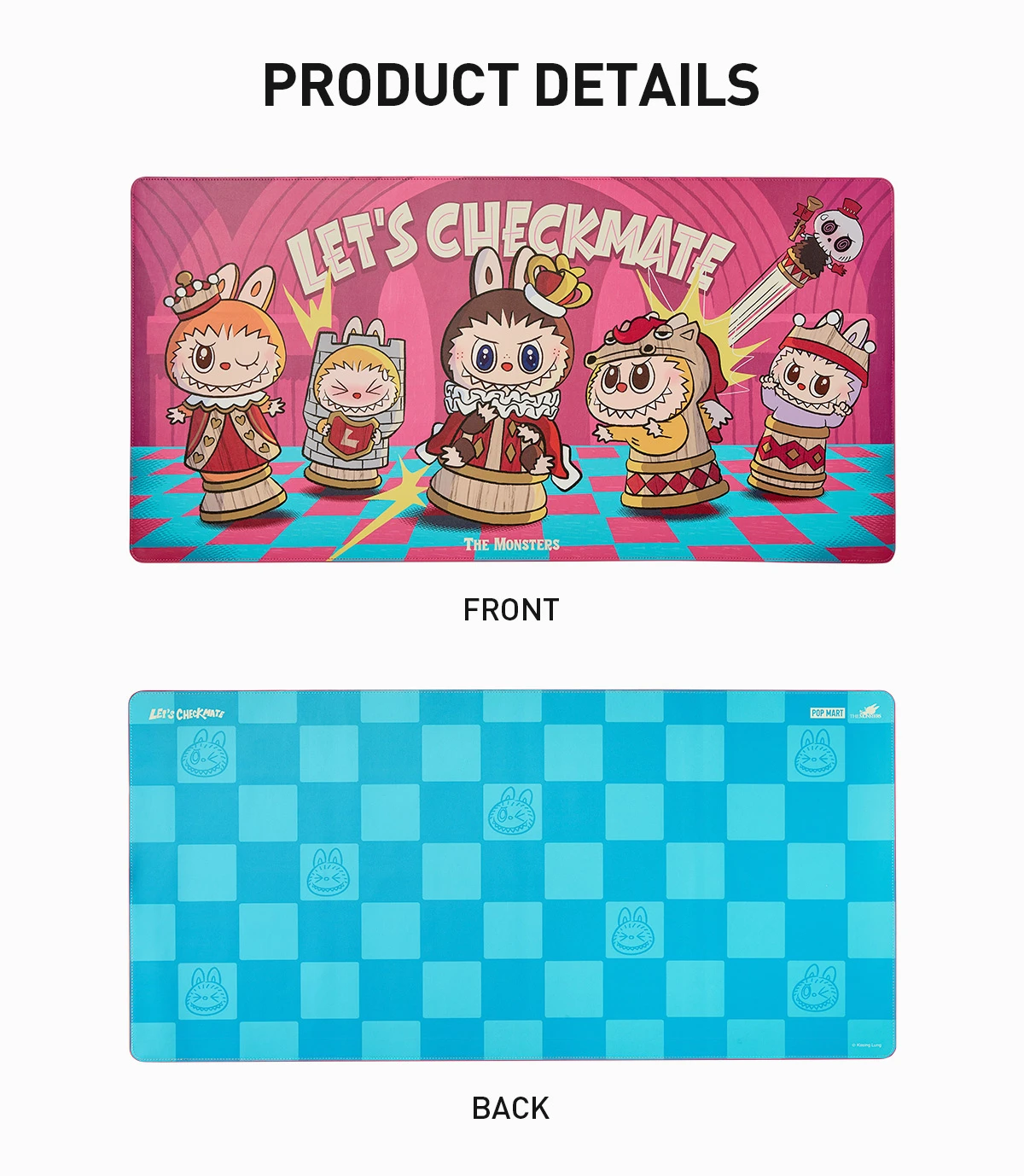 THE MONSTERS Let's Checkmate Series-Computer Desk Mat 7 THE MONSTERS Let's Checkmate Series-Computer Desk Mat - Image 7