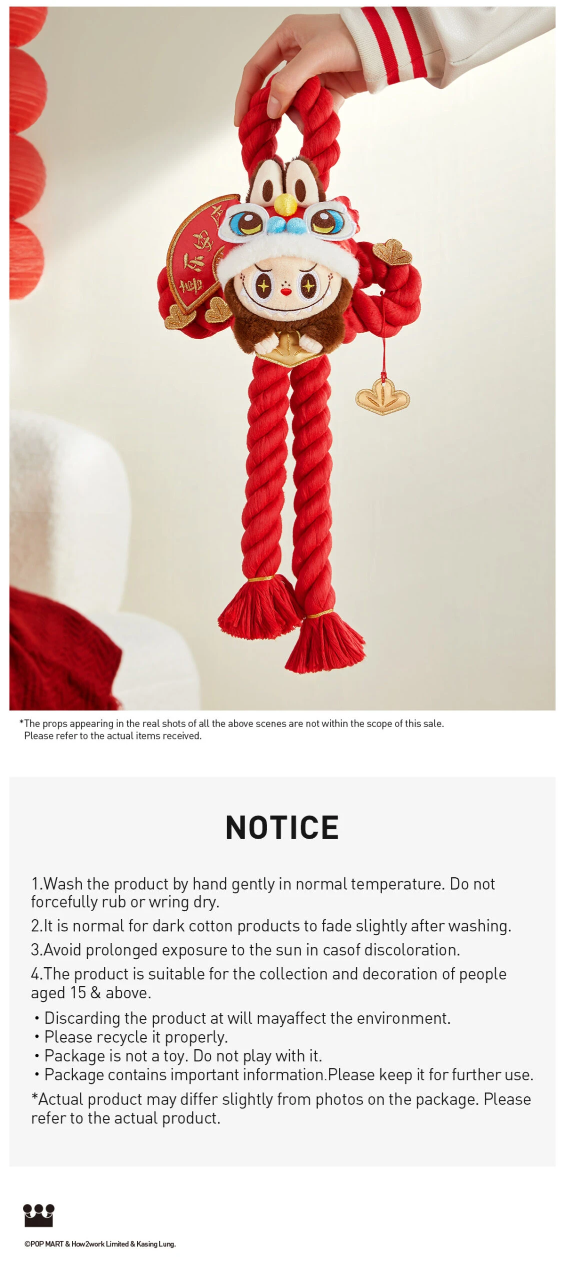 Wealthy Snake's New Year Celebration Series-LABUBU Plush Door Decoration 11 Wealthy Snake's New Year Celebration Series-LABUBU Plush Door Decoration - Image 11